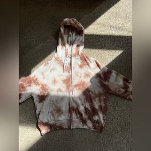 Garage tie dye zip up